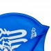 Шапочка для плавання силіконова для дорослих SPEEDO SLOGAN PRINT 808385B957 синій-сірий