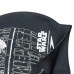 Шапочка для плавання силіконова для дорослих SPEEDO SLOGAN PRINT 808385C852 Star Wars Death Star чорний-сірий