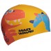 Шапочка для плавання силіконова юніорська MadWave Junior DINO M057916 кольори в асортименті