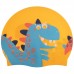 Шапочка для плавання силіконова юніорська MadWave Junior DINO M057916 кольори в асортименті