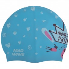 Шапочка для плавання силіконова юніорська MadWave Junior LITTLE BUNNY M057913 кольори в асортименті