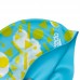 Шапочка для плавання силіконова юніорська SPEEDO JUNIOR SLOGAN PRINT 808386B955 блакитний-жовтий