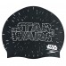 Шапочка для плавання силіконова юніорська SPEEDO JUNIOR SLOGAN PRINT 808386C353 Star Wars чорний-білий