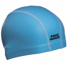Шапочка для плавання текстильна з покриттям PU для дорослих MadWave PUT M058501 кольори в асортименті