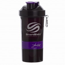 Шейкер 3-х камерний SMART SHAKER SIGN JAY CUTLER 6020027 600мл чорний-фіолетовий