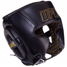 Шолом боксерський в мексиканському стилі шкіряний UFC PRO Prem Lace Up UHK-75057 2XL чорний