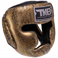 Шолом боксерський з повним захистом шкіряний TOP KING Super Snake TKHGSS-02 S-XL кольори в асортименті