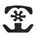 Шолом казанок захисний Zelart SKULL SK-5616-015 L-54-56 чорний-білий