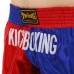 Шорти для тайського боксу та кікбоксингу TWN KICKBOXING BO-9950 M-XL червоний-синій
