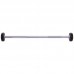 Штанга фіксована пряма поліуретанова Zelart Urethane Barbell TA-2689-10 довжина-103см 10кг чорний-салатовий