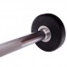 Штанга фіксована пряма поліуретанова Zelart Urethane Barbell TA-2689-10 довжина-103см 10кг чорний-салатовий