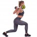 Штанга фіксована пряма поліуретанова Zelart Urethane Barbell TA-2689-10 довжина-103см 10кг чорний-салатовий
