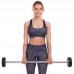 Штанга фіксована пряма поліуретанова Zelart Urethane Barbell TA-2689-15 довжина-104см 15кг чорний-салатовий
