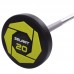 Штанга фіксована пряма поліуретанова Zelart Urethane Barbell TA-2689-20 довжина-104см 20кг чорний-салатовий