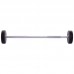 Штанга фіксована пряма поліуретанова Zelart Urethane Barbell TA-2689-25 довжина-106см 25кг чорний-салатовий