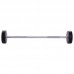 Штанга фіксована пряма поліуретанова Zelart Urethane Barbell TA-2689-30 довжина-107см 30кг чорний-салатовий