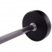 Штанга фіксована пряма поліуретанова Zelart Urethane Barbell TA-2689-30 довжина-107см 30кг чорний-салатовий