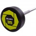 Штанга фіксована пряма поліуретанова Zelart Urethane Barbell TA-2689-35 довжина-110см 35кг чорний-салатовий