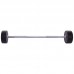 Штанга фіксована пряма поліуретанова Zelart Urethane Barbell TA-2689-40 довжина-112см 40кг чорний-салатовий