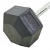 Штанга фіксована пряма прогумована Record Rubber Hexagon Barbell TA-6230-20 довжина-95см 20кг чорний