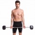Штанга фіксована пряма прогумована Record Rubber Hexagon Barbell TA-6230-25 довжина-95см 25кг чорний