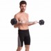 Штанга фіксована пряма прогумована Record Rubber Hexagon Barbell TA-6230-25 довжина-95см 25кг чорний