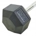 Штанга фіксована пряма прогумована Record Rubber Hexagon Barbell TA-6230-30 довжина-95см 30кг чорний