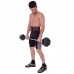 Штанга фіксована пряма прогумована Record Rubber Hexagon Barbell TA-6230-40 довжина-95см 40кг чорний