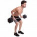 Штанга фіксована пряма прогумована Record Rubber Hexagon Barbell TA-6230-45 довжина-95см 45кг чорний
