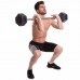 Штанга фіксована пряма прогумована Record Rubber Hexagon Barbell TA-6230-45 довжина-95см 45кг чорний