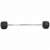 Штанга фіксована пряма прогумована Record Rubber Hexagon Barbell TA-6230-50 довжина-95см 50кг чорний
