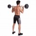 Штанга фіксована пряма прогумована Record Rubber Hexagon Barbell TA-6230-50 довжина-95см 50кг чорний