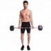 Штанга фіксована пряма прогумована Record Rubber Hexagon Barbell TA-6230-50 довжина-95см 50кг чорний