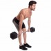 Штанга фіксована пряма прогумована Record Rubber Hexagon Barbell TA-6230-50 довжина-95см 50кг чорний
