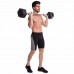Штанга фіксована пряма прогумована Record Rubber Hexagon Barbell TA-6230-50 довжина-95см 50кг чорний