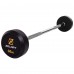 Штанга фіксована пряма прогумована Zelart Rubber Coated Barbell TA-2685-30 довжина-95см 30кг чорний
