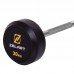 Штанга фіксована пряма прогумована Zelart Rubber Coated Barbell TA-2685-30 довжина-95см 30кг чорний