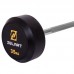 Штанга фіксована пряма прогумована Zelart Rubber Coated Barbell TA-2685-35 довжина-95см 35кг чорний