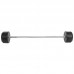 Штанга фіксована пряма прогумована Zelart Rubber Coated Barbell TA-2685-40 довжина-95см 40кг чорний