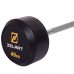 Штанга фіксована пряма прогумована Zelart Rubber Coated Barbell TA-2685-40 довжина-95см 40кг чорний
