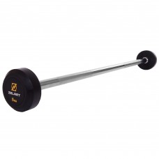 Штанга фіксована пряма прогумована Zelart Rubber Coated Barbell TA-2685-5 довжина-95см 5кг чорний