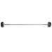 Штанга фіксована пряма прогумована Zelart Rubber Coated Barbell TA-2685-5 довжина-95см 5кг чорний