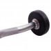 Штанга фіксована вигнута поліуретанова Zelart Urethane Barbell TA-2690-10 довжина-102см 10кг чорний-салатовий