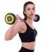 Штанга фіксована вигнута поліуретанова Zelart Urethane Barbell TA-2690-10 довжина-102см 10кг чорний-салатовий
