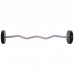 Штанга фіксована вигнута поліуретанова Zelart Urethane Barbell TA-2690-20 довжина-104см 20кг чорний-салатовий