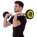 Штанга фіксована вигнута поліуретанова Zelart Urethane Barbell TA-2690-20 довжина-104см 20кг чорний-салатовий