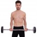 Штанга фіксована вигнута поліуретанова Zelart Urethane Barbell TA-2690-25 довжина-106см 25кг чорний-салатовий
