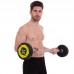 Штанга фіксована вигнута поліуретанова Zelart Urethane Barbell TA-2690-25 довжина-106см 25кг чорний-салатовий