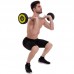 Штанга фіксована вигнута поліуретанова Zelart Urethane Barbell TA-2690-25 довжина-106см 25кг чорний-салатовий