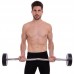 Штанга фіксована вигнута поліуретанова Zelart Urethane Barbell TA-2690-30 довжина-107см 30кг чорний-салатовий